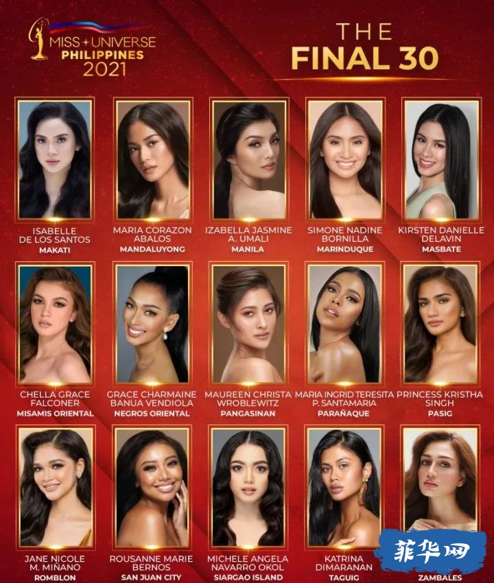 2021菲律宾环球小姐30强出炉，快看看有没有你喜欢的！w9.jpg