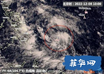 菲律宾以东洋面有热带扰动生成 冬季里出现台风是否正常？w10.jpg