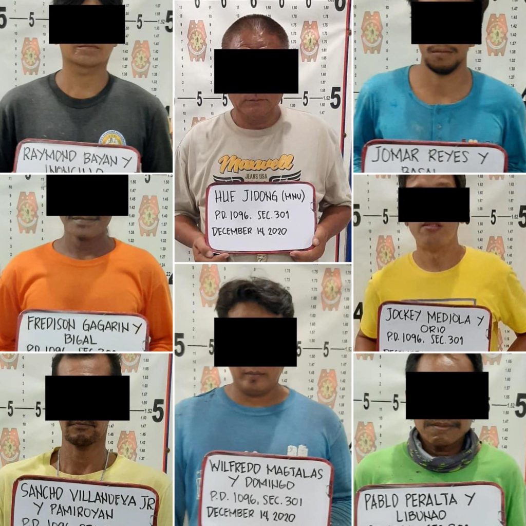 一名中国男子和八名菲律宾人涉嫌未经许可擅自修建信号塔而被捕