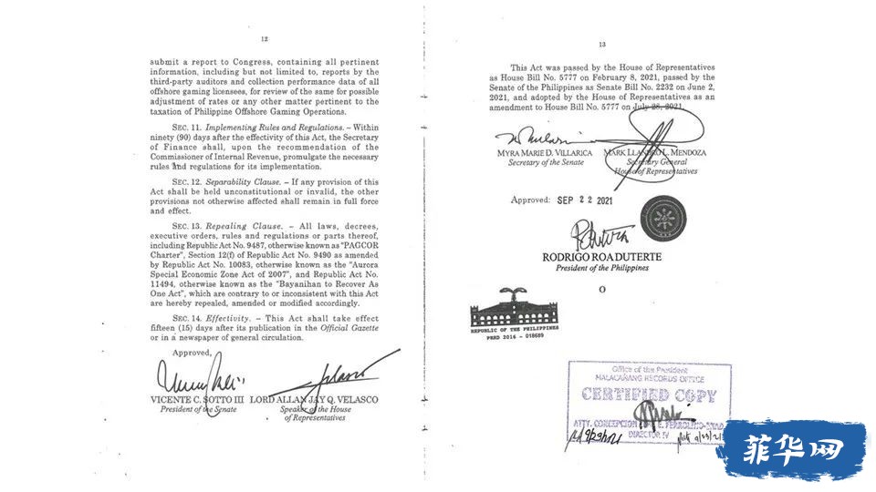杜特地签字通过新法，菲律宾开征网络菠菜税w13.jpg