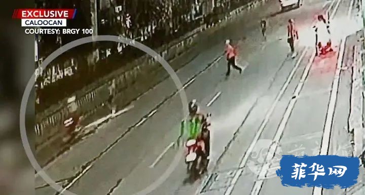 菲律宾系列枪击案主谋被警方击毙|窃贼逃避抓捕横穿EDSA 被摩托车撞死w10.jpg
