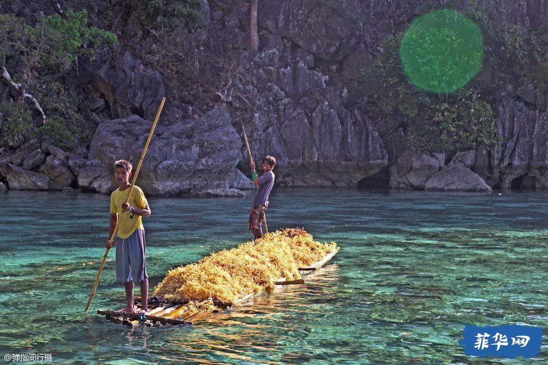 菲律宾最美的海上泻湖，海水堪比马尔代夫，当地人划着船收门票